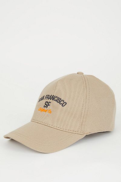 DeFacto Boy's Embroidered Cotton Baseball Basketball Cap B7904A824SM