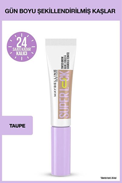 Maybelline New York Super Lock Brow Glue Kaş Sabitleyici Maskara - Taupe