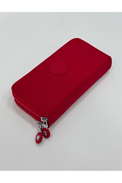 Sanmorris Women's Crinkle Model Wallet with 2 Compartments, Metal Zipper, Card Holder and Coin Compartment