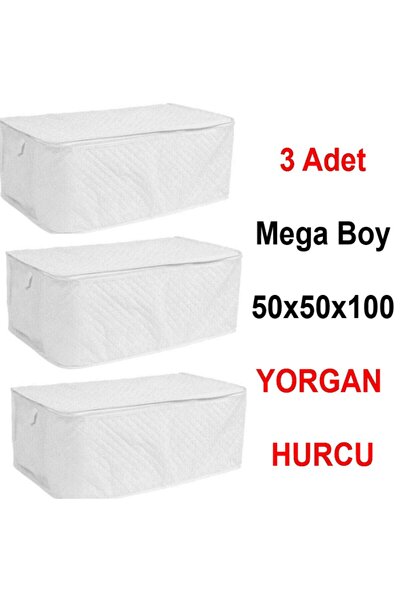 seria 3 Adet Mega Yorgan Hurcu 100x50x50