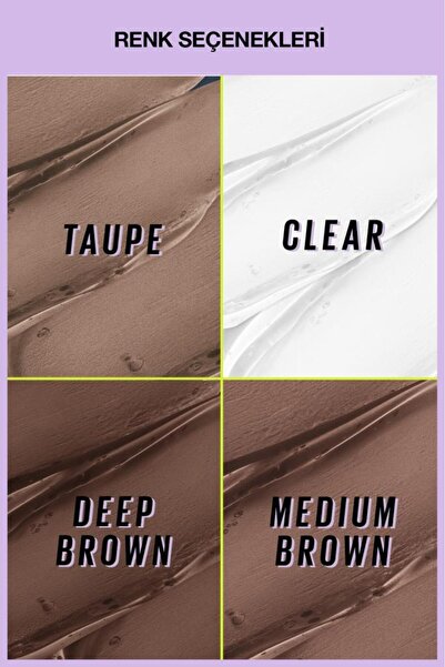 Maybelline New York Super Lock Brow Glue Kaş Sabitleyici Maskara - Taupe