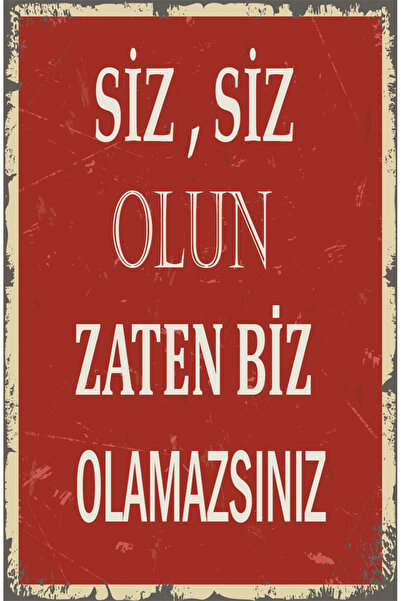 tablohouse Ahşap Poster "Retro Ahşap Poster" Mobilya