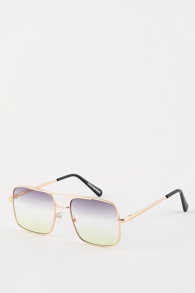 DeFacto Men's Square Sunglasses - D0894AXNS
