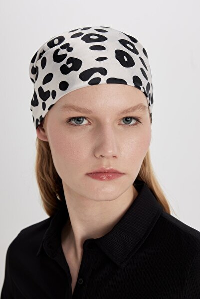 DeFacto Damen-Bandana mit Leopardenmuster – U2319AZ24SM