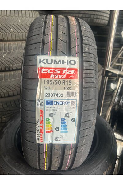Kumho 195/50R15 82H HS52 KUMHO YAZLIK LASTİK 2025 TARİHLİ