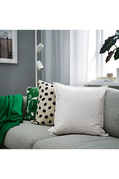 IKEA GURLI Cushion cover, white, 50 x 50 cm