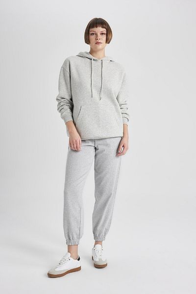 DeFacto Standardgröße, elastische Taille, Basic, gerade Jogger-Jogginghose U3491az24sp