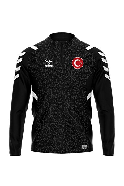 hummel Milli Takım Antrenman Eşofman Üstü Forma   Siyah