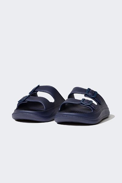 DeFacto Herren-Slipper aus Eva D4280AX24HS – flache Sohle, doppelt gerippt