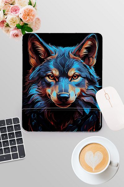 qoeuyl boutique Kurt No:1 Printed Gamer Gaming Rectangular Mousepad with Wrist Support