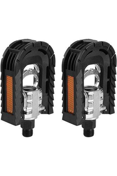 Asroya Alüminyum Katlanır Kaymaz Reflektörlü Bisiklet Pedalı Pedal Bisiklet A...