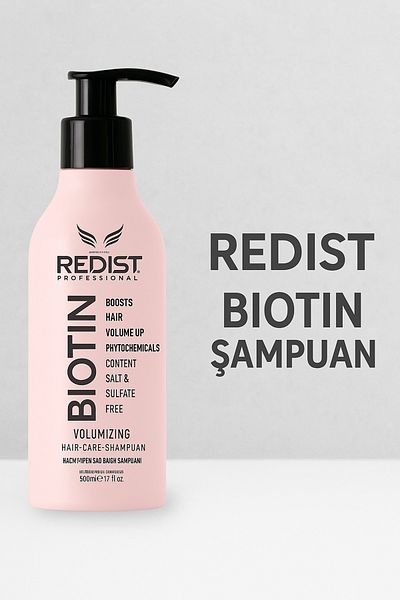 Redist Biotin Hair Care Shampoo – Special Formula for Strong and Healthy Hair (500 ml)