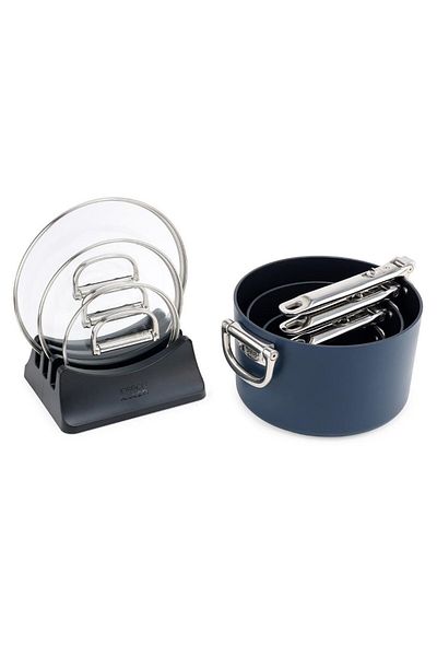 Joseph Joseph 45049 Space 9 Piece Sauce Pot Set with Lid