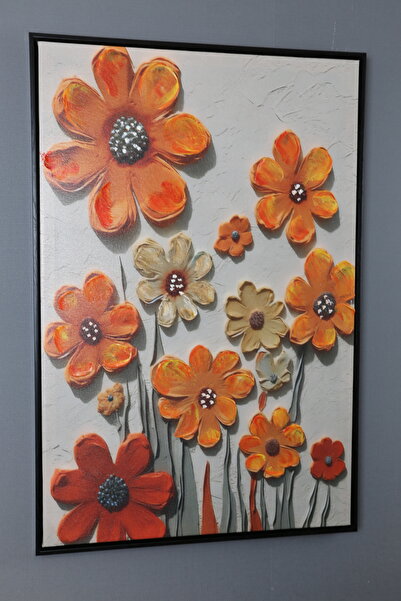 imsaconcept Yağlı Boya El Yapımı Tablo ( Ahşap Çıtalı, Ev ve Ofis için Dekora...