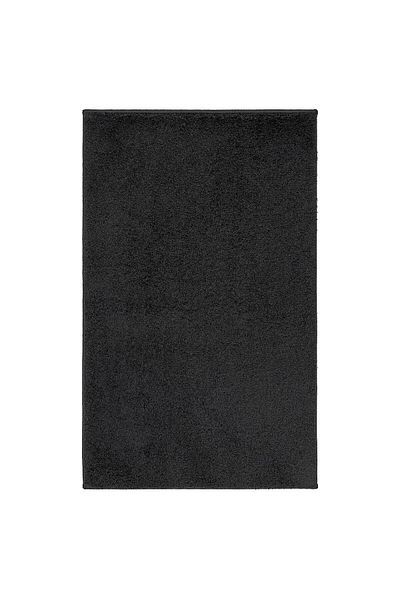IKEA BACKMÅRA Black Bath Mat - 50x80 cm | Soft & Absorbent, Durable, Stylish Bathroom Accessory