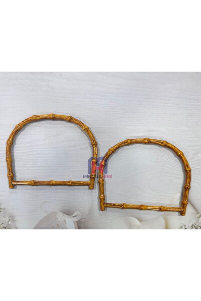 miraylahobi Bambu Görünümlü Plastik Çanta Sapı M16