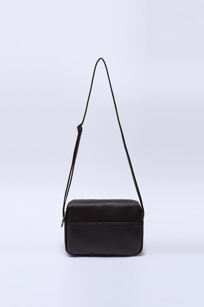 SHAKA Kahve Rengi Shk22 Tek Fermuar Ön Cepli Ayarlanabilir Çapraz Askılı Kadı...