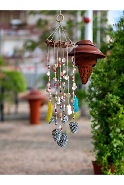 YLC Aksesuar AYICIKLI TUYLÜ DENİZ KABUKLARI VE GÜMÜŞ KOZALAKLARI İLE CIVIL CI...