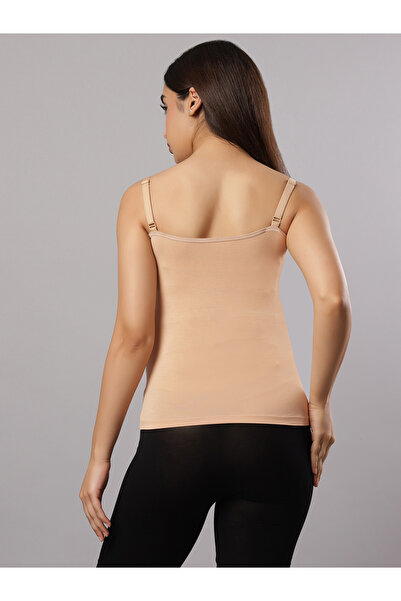 Tummy Pack of 2 Seemless Maternity & Nursing Feeding Support Vest - Beige