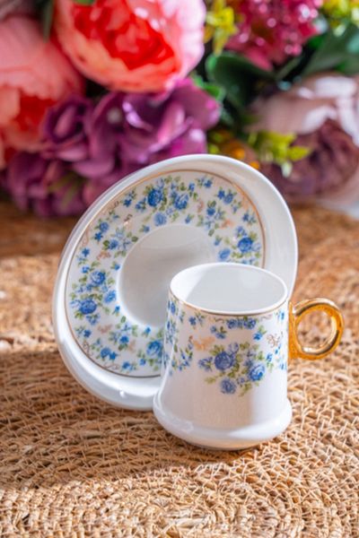 ACAR Orleans 12 Piece Coffee Cup Set for 6 People - 90 ml