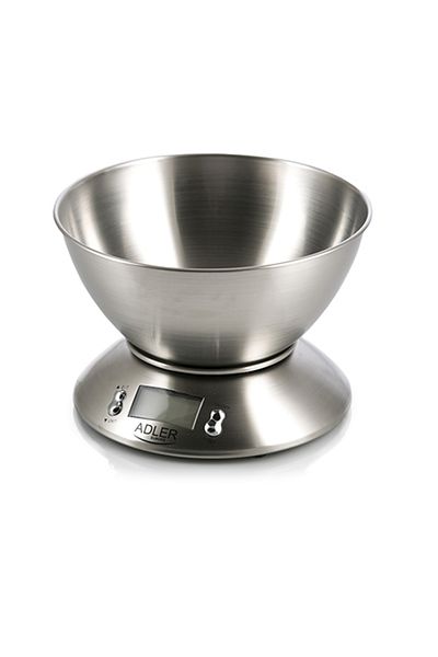 adler Cântar de bucătărie Ad 3134, oțel inoxidabil, 5 kg