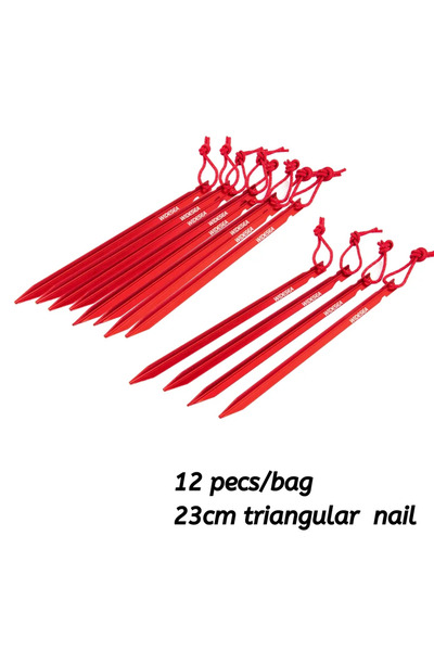 Choice widesea 12pecs 23cm nail Widesea Camping 16pc/set Tent Pegs Stakes Nai...