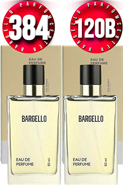 Bargello Parfüm 384 Kadın Parfüm Floral 50 Ml EDP + Bargello 120B Kadın Parfü...