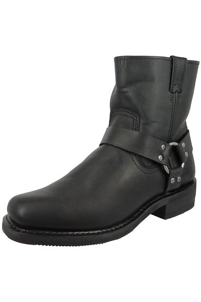 Harley Davidson D94422 El Paso Herren Biker Boots Stiefelette Black Schwarz