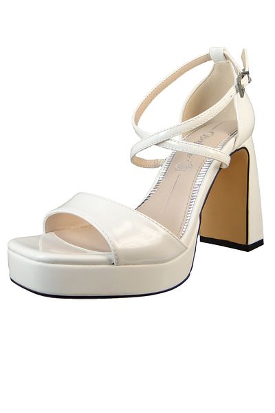 Buffalo Damen Klassische Pumps Cherry Neat 1291376 Weiß White Kunstleder