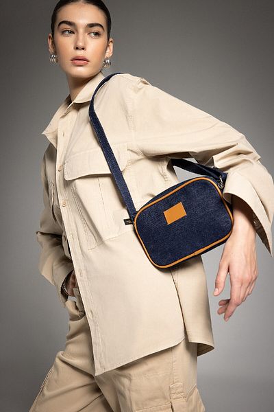 DeFacto Udržitelná dámská čajová kožená taška CrossboDy - D4701AXNS