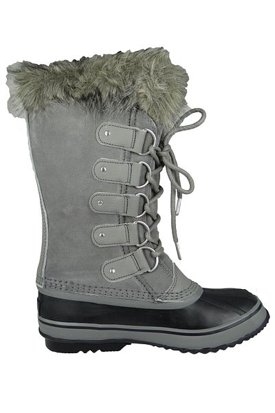Sorel Damen Winterstiefel Stiefel Winterschuhe NL2429-052 Joan of Artic WP 1855131 Grau 052 Quarry Black