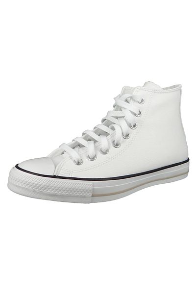 converse Herren High Sneaker Chuck Taylor All Star 170861C Weiß White Red Bark String Leder