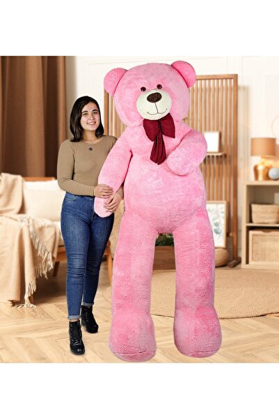 barış toys 200 Cm Big Teddy Bear with Bow Tie (100% Domestic)