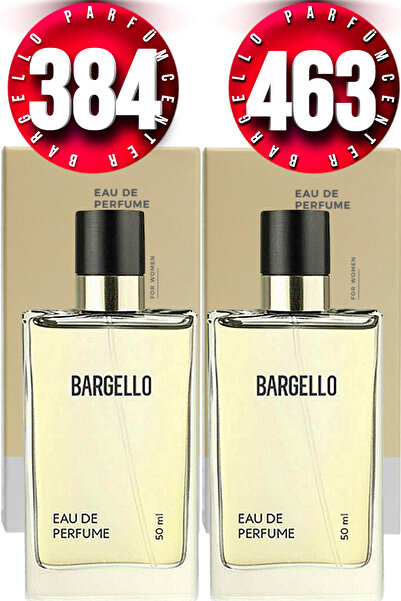 Bargello Parfüm 384 Kadın Parfüm Floral 50 Ml EDP + Bargello 463 Kadın Parfüm...