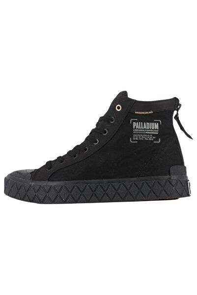 Palladium Damen High Sneaker Palla Ace Detroit 79499-008-m Schwarz Black Baumwolle