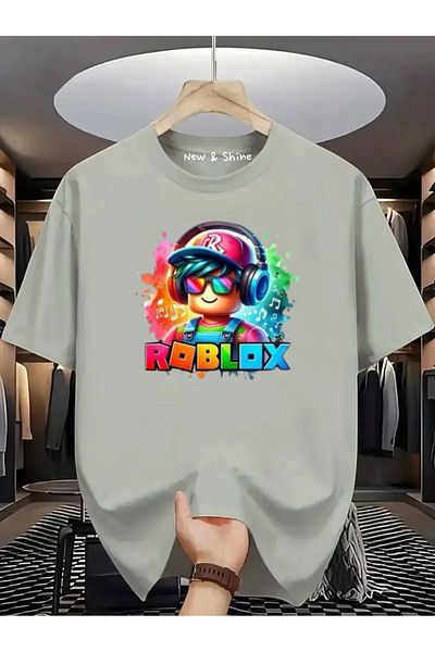 New Shine 1 μπλουζάκι δώρο για αγορές 6 και άνω στο καλάθι - Μπλουζάκι με στάμπα Roblox