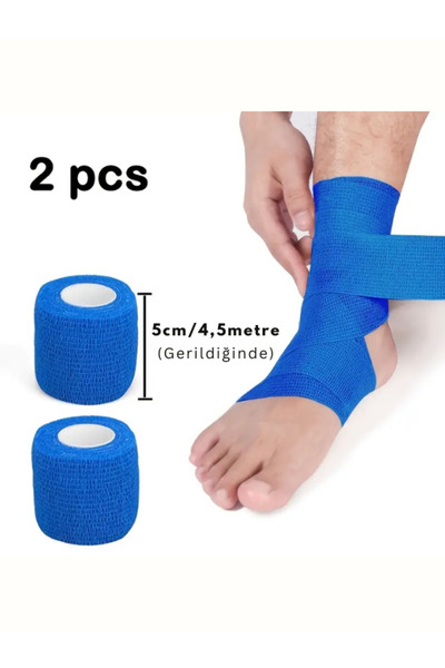 NutraBella Su Gecirmez Kendınden Yapısık Bant Coban Bandajı 5*4.5 Cm 2 Pc =sp...