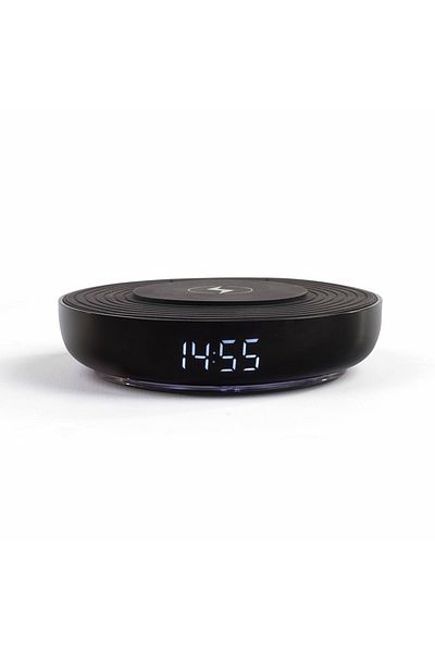 LİVOO LED hodinky s rychlou bezdrátovou nabíječkou pro hodinky a chytrý telefon Livoo TEA239