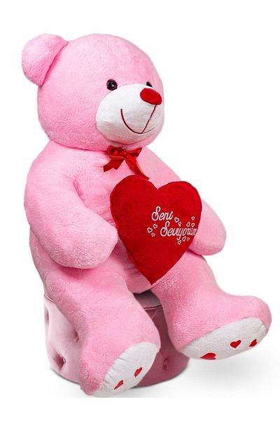 Pandamkee 140 Cm Giant Bobo I Love You Special for Heart Lover