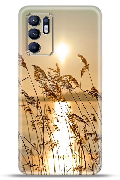 OPPO Reno 6 4g Uyumlu Kılıf Esnek Silikon Kapak Kamera Koruma Özel Tasarım - ...