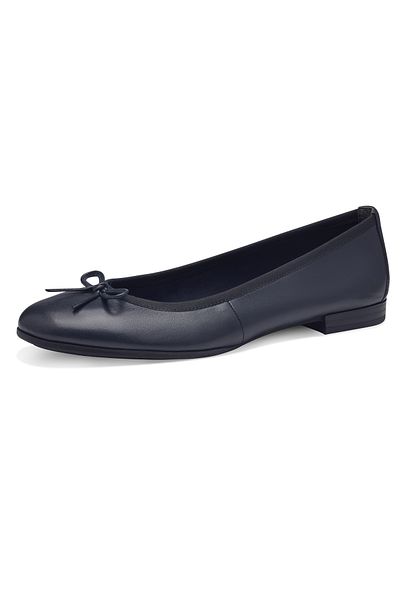 Tamaris Damen Klassische Ballerina 1-22116-41 Blau 805 Navy Leder Mit Touch-it