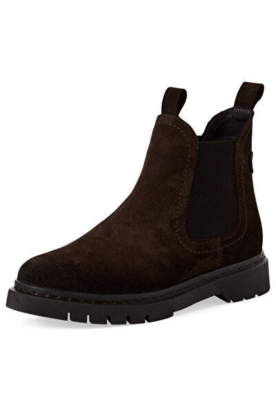 Tamaris Damen Elegante Stiefelette Western Cowboy 1-25829-43 Braun 347 Mocca Suede Leder