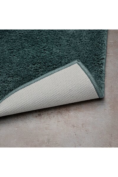 IKEA BACKMÅRA Turquoise Bath Mat – 50x80 cm | Soft, Quick-Dry & Non-Slip Bathroom Rug