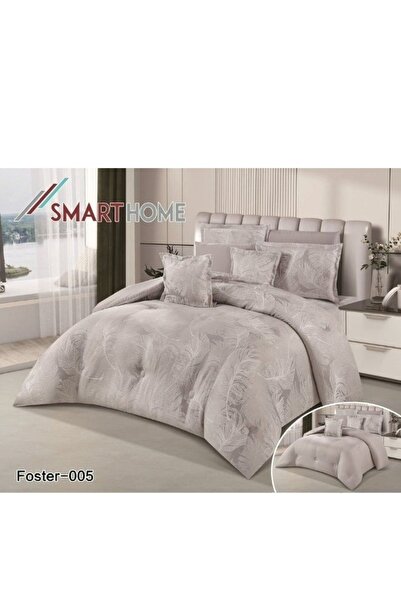 smart home Bridal Jacquard Duvet Set, Double-Sided System, 8-Piece Bedspread, 8-Piece Comforter, Polyester, 260x240cm