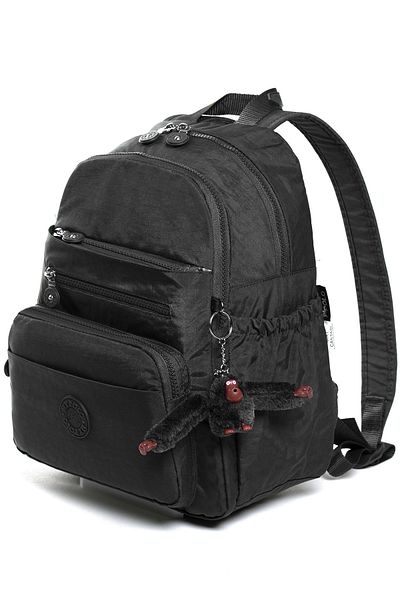 Go Veform Casual Backpack - Black, Small Size, Multi-Pocket Krınquí Fabric, Waterproof