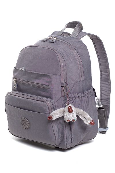 Go Veform Women's Daily Backpack - Waterproof Crinkle Fabric, Small Size, Multi-Pockets Dark Gray