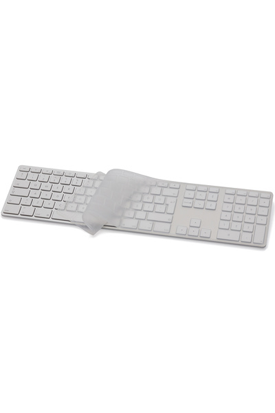 Mcstorey Apple Magic Keyboard-1 Kılıf Klavye Koruyucu Türkçe Q Baskılı (UK-US) A1243 Kablolu Model Ile Uyumlu
