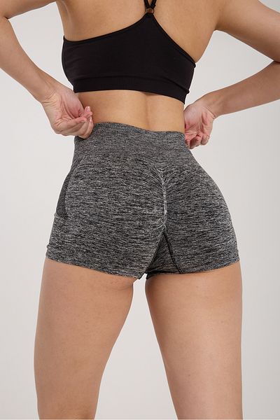 gymhams Drop Hip Gathered Hip Shaper Push Up Recovery Colanți sport pentru femei