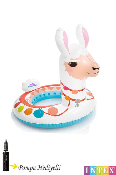 hediyecik Intex Lamb Figured Children's Pool and Sea Ring 86 cm 3-6 Years