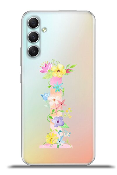 OPPO Galaxy A34 5g Kılıf Esnek Silikon Kamera Koruma Kişiye Özel Harfler Kai ...